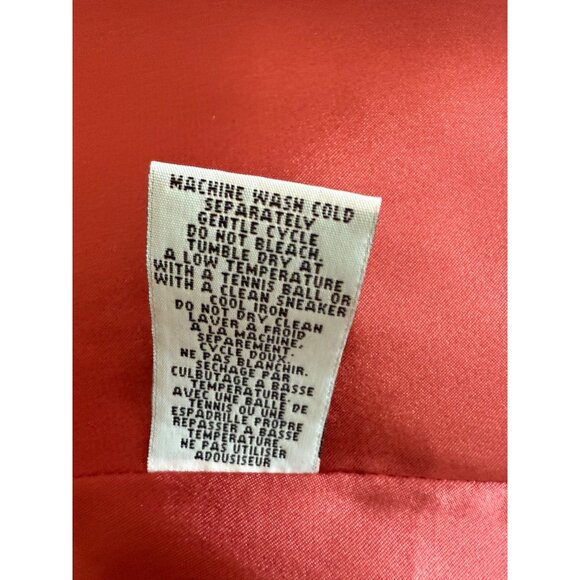 Talbots Down Filled Quilted Puffer Jacket Size Petite M Shawl Collar Pink Warm - Picture 8 of 10